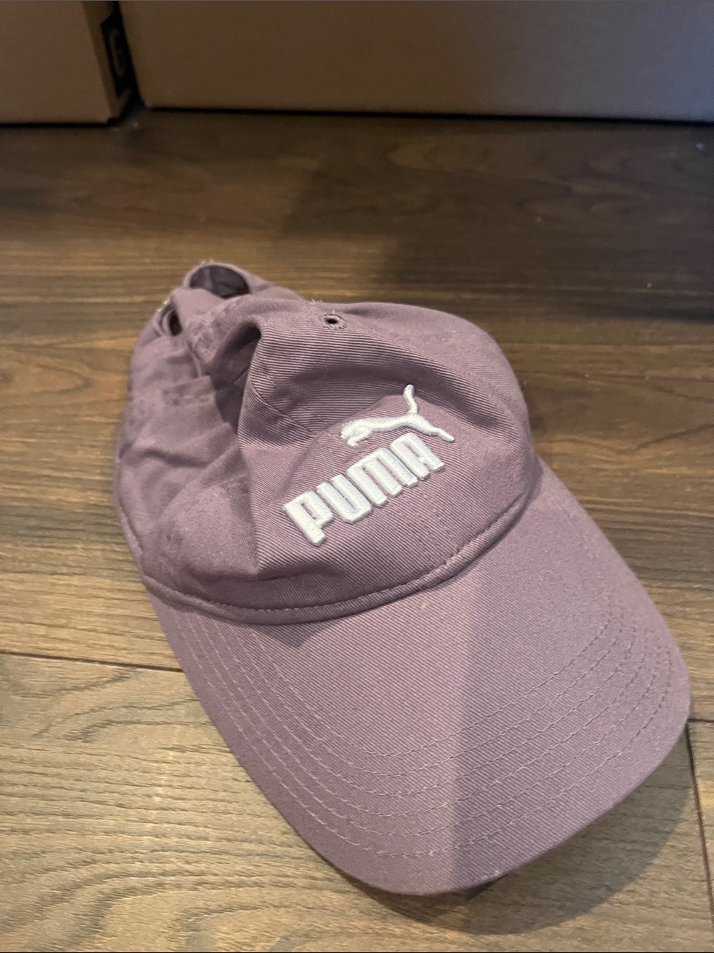 Puma Kids Dusty Lavender Embroidered Logo Cap